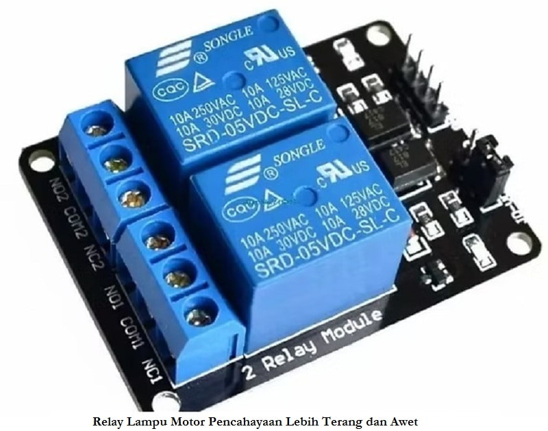 Relay Lampu Motor Pencahayaan Lebih Terang dan Awet